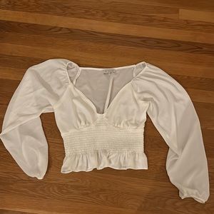 Ruched Longsleeve Blouse